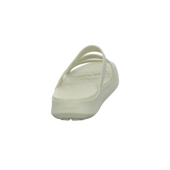 Crocs Getaway Strappy Pantoletten Beige - 360° Ansicht