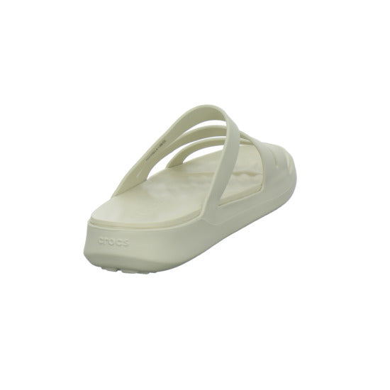 Crocs Getaway Strappy Pantoletten Beige - 360° Ansicht