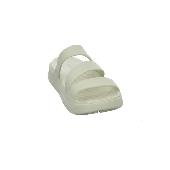 Crocs Getaway Strappy Pantoletten Beige - 360° Ansicht
