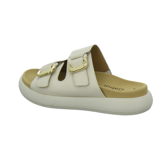 Gabor Pantoletten Beige - 360° Ansicht
