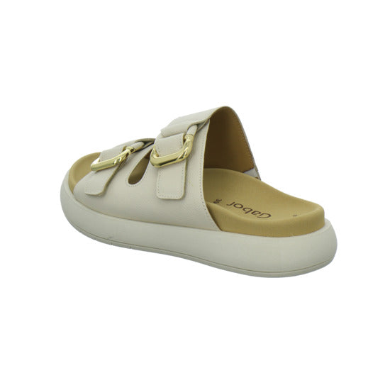 Gabor Pantoletten Beige - 360° Ansicht