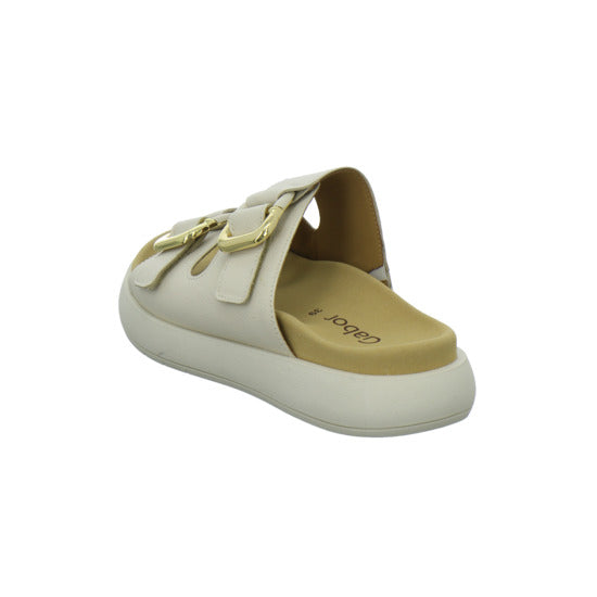 Gabor Pantoletten Beige - 360° Ansicht