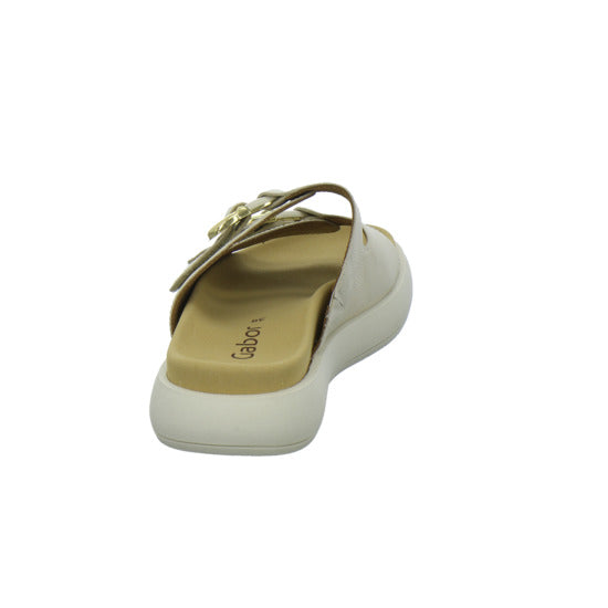 Gabor Pantoletten Beige - 360° Ansicht