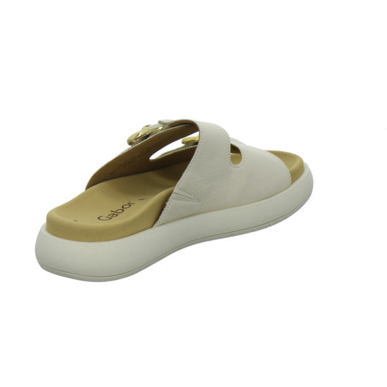 Gabor Pantoletten Beige - 360° Ansicht
