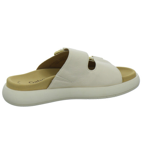 Gabor Pantoletten Beige - 360° Ansicht