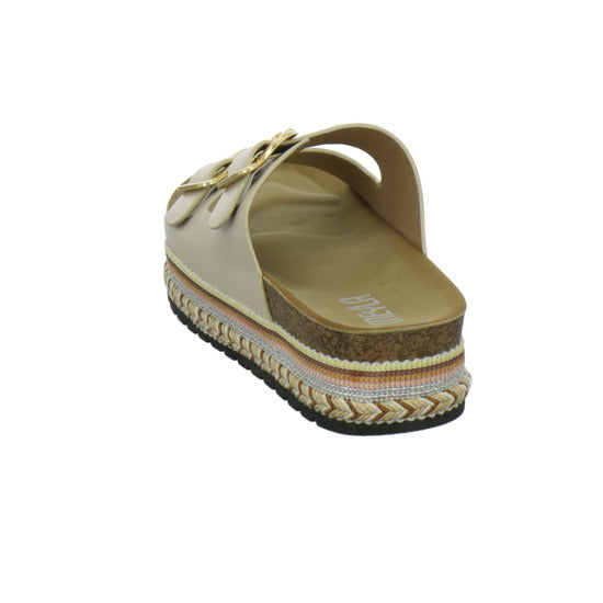 Meyla Nabo Pantoletten Beige