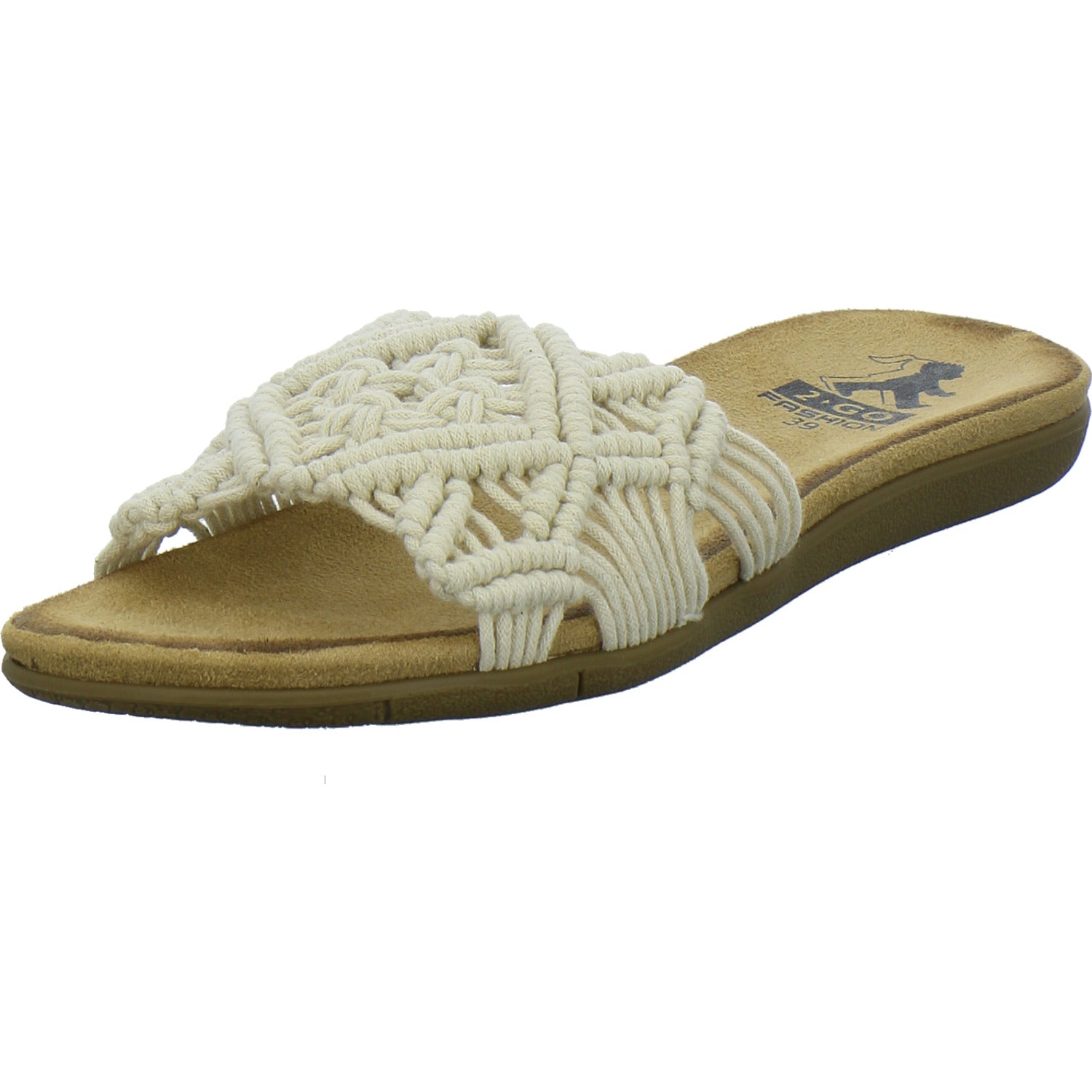 Cosmos Pantoletten Beige
