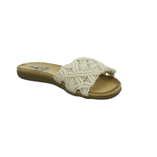 Cosmos Pantoletten Beige