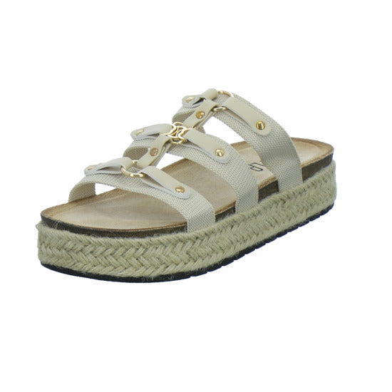Meyla Pantoletten Damen Beige
