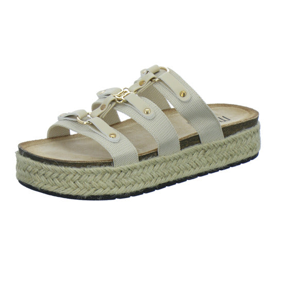 Meyla Pantoletten Damen Beige