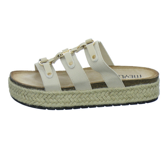 Meyla Pantoletten Damen Beige