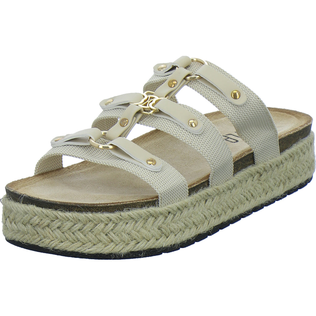 Meyla Pantoletten Damen Beige