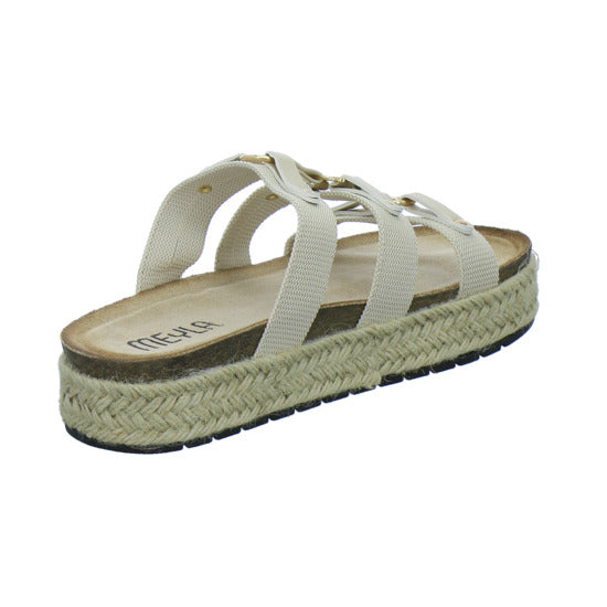Meyla Pantoletten Damen Beige