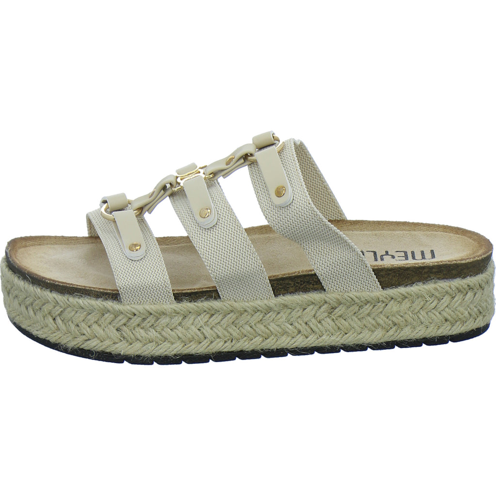 Meyla Pantoletten Damen Beige