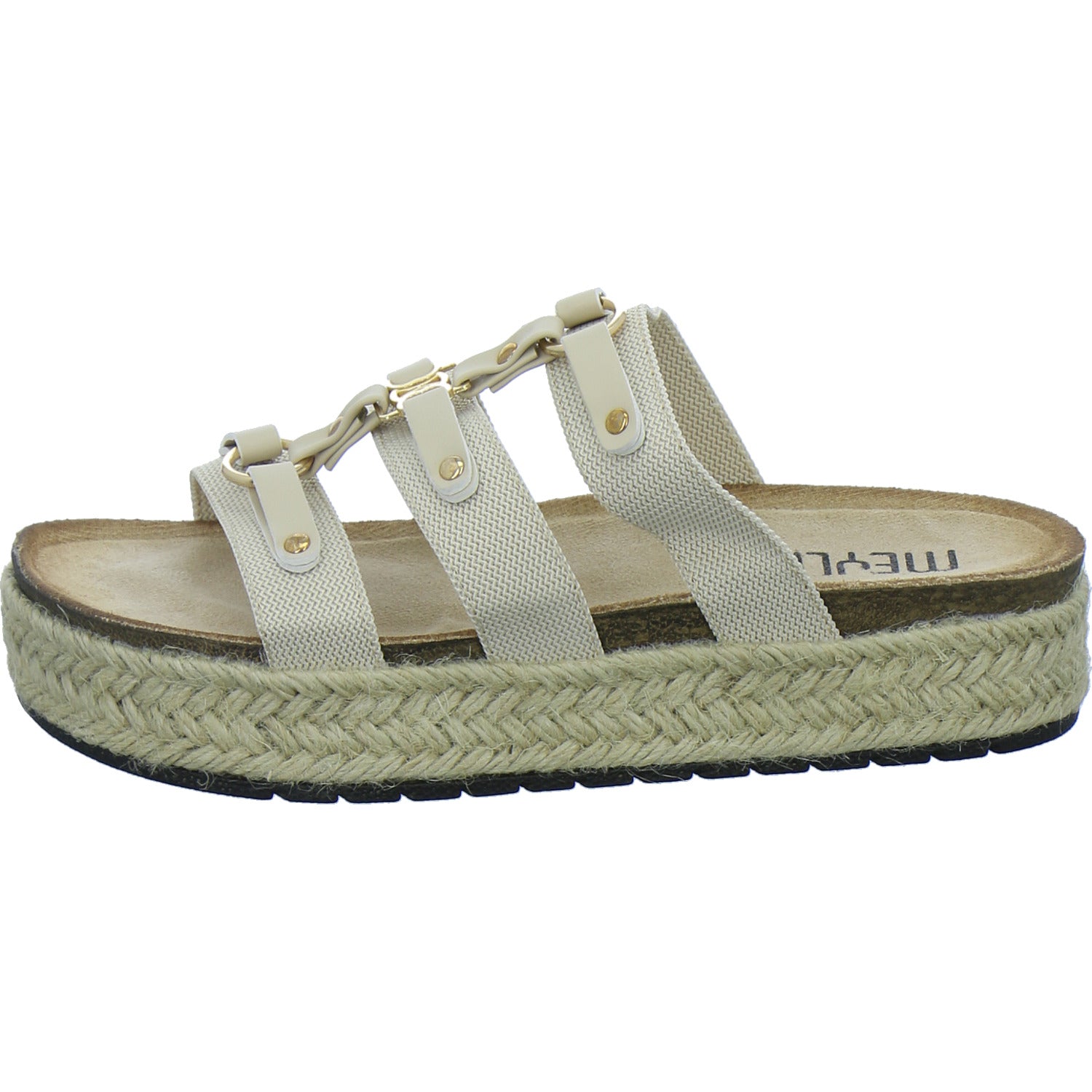 Meyla Pantoletten Damen Beige