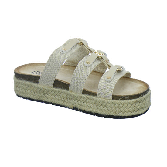 Meyla Pantoletten Damen Beige
