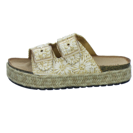 Meyla Pantoletten Damen Beige