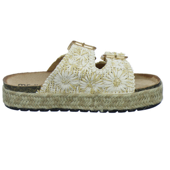 Meyla Pantoletten Damen Beige