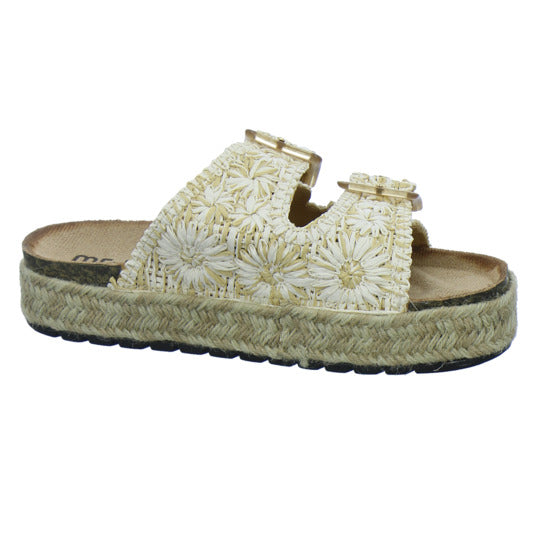 Meyla Pantoletten Damen Beige