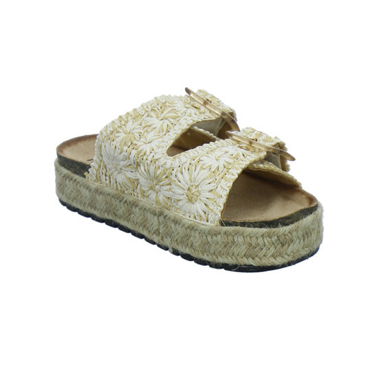 Meyla Pantoletten Damen Beige