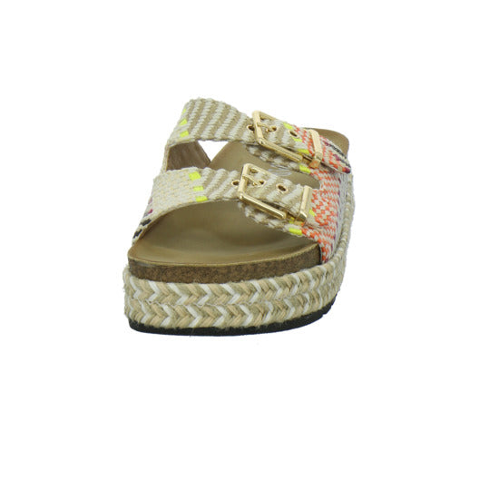 Meyla Nardo Pantoletten Beige-kombi