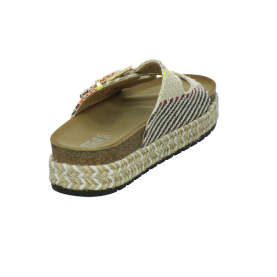 Meyla Nardo Pantoletten Beige-kombi