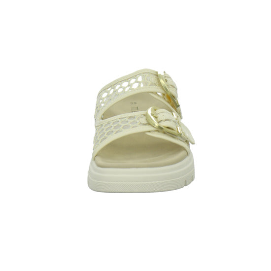 Bugatti Shoes Woman Pantoletten Damen Beige-kombi