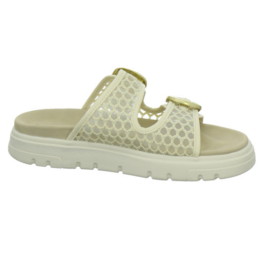 Bugatti Shoes Woman Pantoletten Damen Beige-kombi