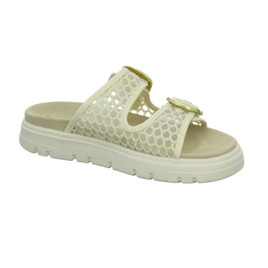 Bugatti Shoes Woman Pantoletten Damen Beige-kombi