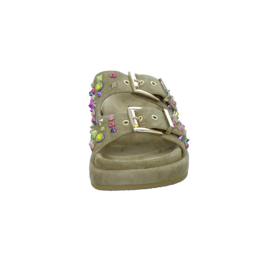 Alma en Pena S.L. Pantoletten Damen Beige-kombi