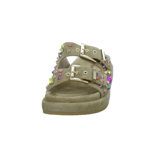 Alma en Pena S.L. Pantoletten Damen Beige-kombi