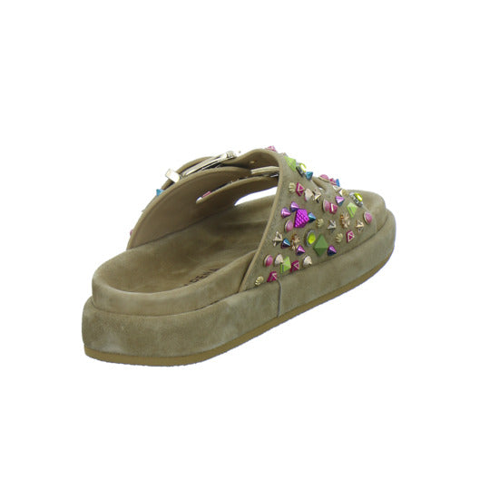 Alma en Pena S.L. Pantoletten Damen Beige-kombi