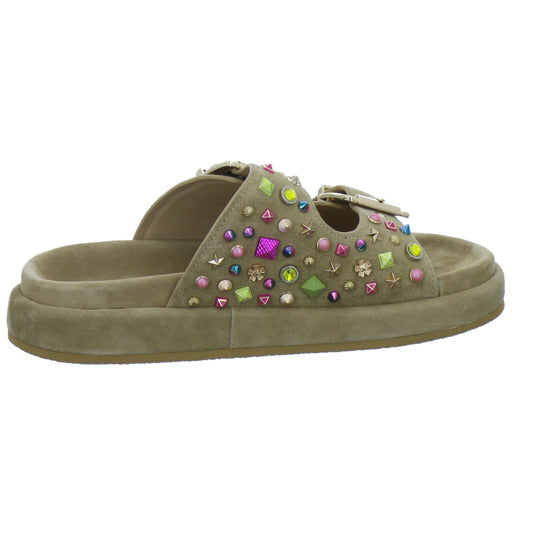 Alma en Pena S.L. Pantoletten Damen Beige-kombi