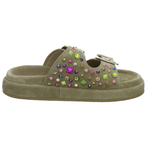 Alma en Pena S.L. Pantoletten Damen Beige-kombi