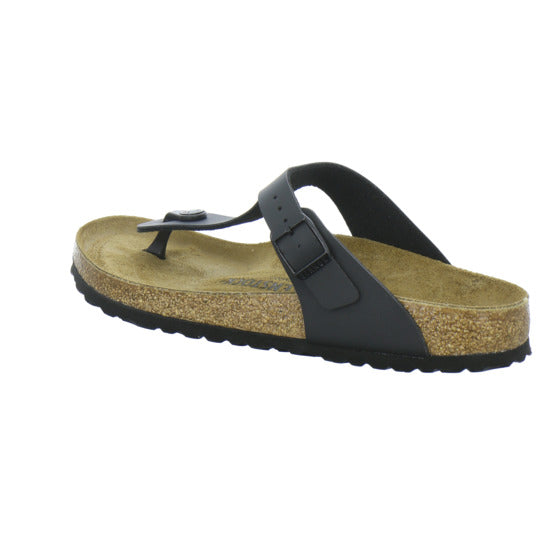 Birkenstock Gizeh Pantoletten Schwarz - 360° Ansicht