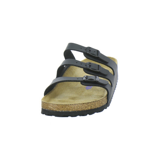 Birkenstock Florida Pantoletten Schwarz - 360° Ansicht