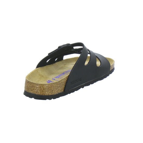 Birkenstock Florida Pantoletten Schwarz - 360° Ansicht