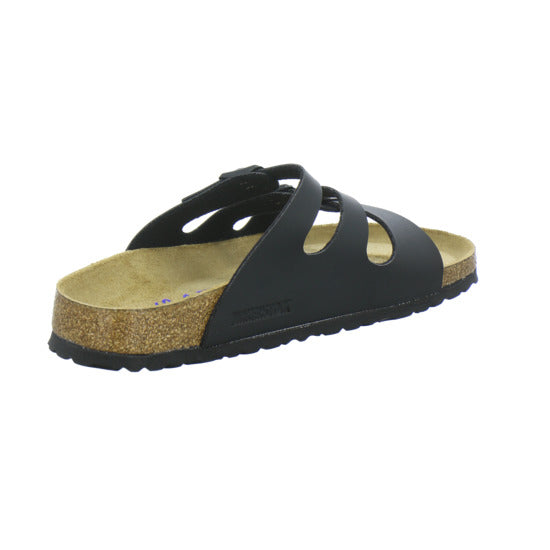Birkenstock Florida Pantoletten Schwarz - 360° Ansicht