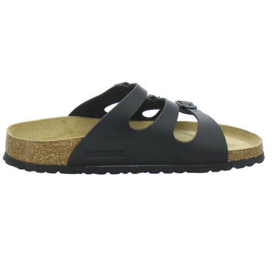 Birkenstock Florida Pantoletten Schwarz - 360° Ansicht