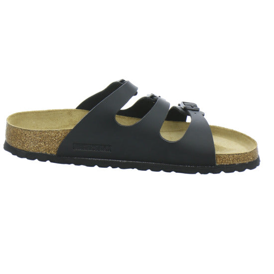 Birkenstock Florida Pantoletten Schwarz - 360° Ansicht