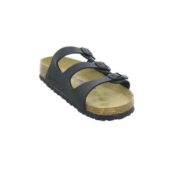 Birkenstock Florida Pantoletten Schwarz - 360° Ansicht