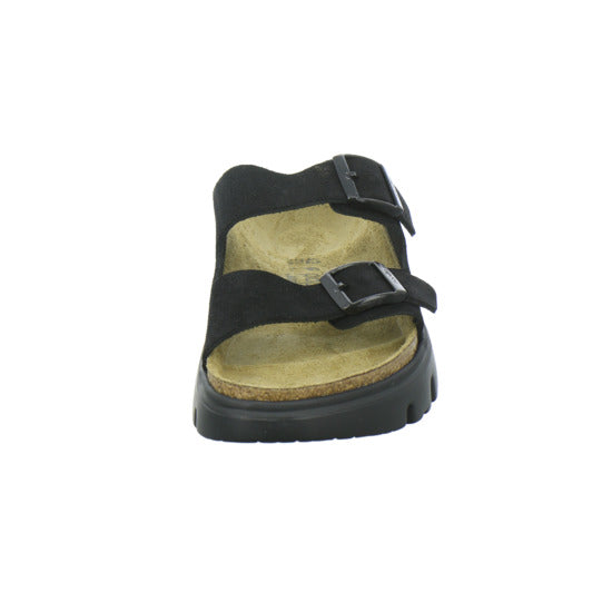 Birkenstock Arizona Platform Pantoletten Schwarz