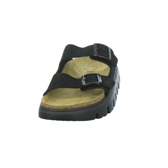 Birkenstock Arizona Platform Pantoletten Schwarz