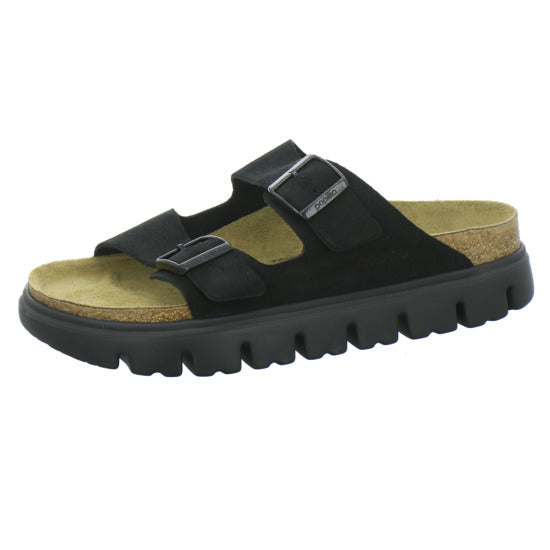 Birkenstock Arizona Platform Pantoletten Schwarz