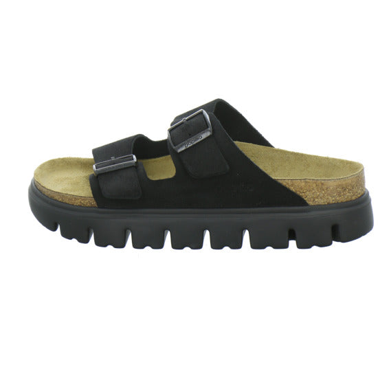 Birkenstock Arizona Platform Pantoletten Schwarz