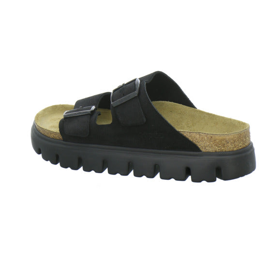 Birkenstock Arizona Platform Pantoletten Schwarz