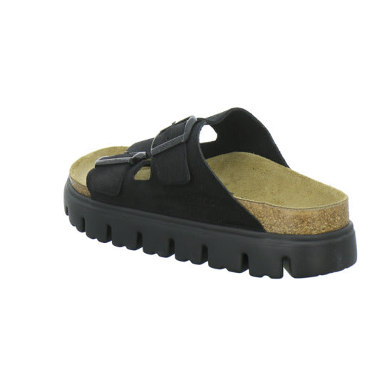 Birkenstock Arizona Platform Pantoletten Schwarz