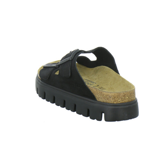 Birkenstock Arizona Platform Pantoletten Schwarz