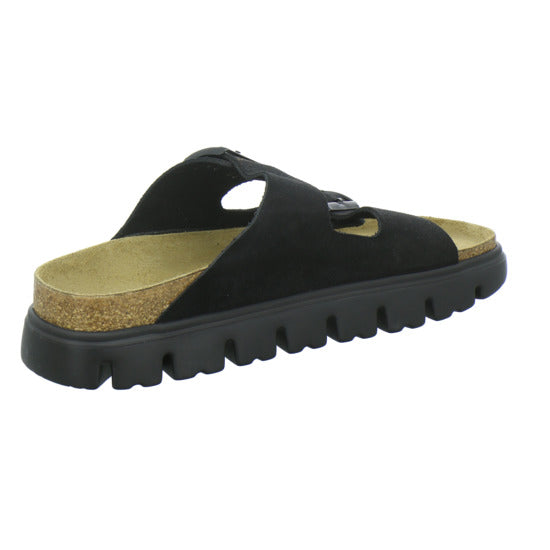 Birkenstock Arizona Platform Pantoletten Schwarz