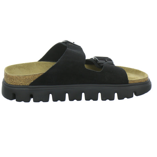 Birkenstock Arizona Platform Pantoletten Schwarz